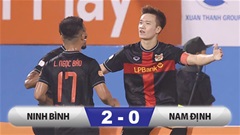 Kết quả Ninh Bình 2-0 Nam Định: Chiến thắng thuyết phục của Ninh Bình 
